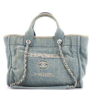 Chanel Deauville Nm Tote Denim Small #241977C40B